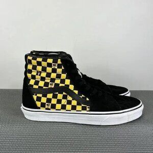 New Vans x Where’s Waldo collab black yellow sk8 hi odlaw athletic shoes mens 12